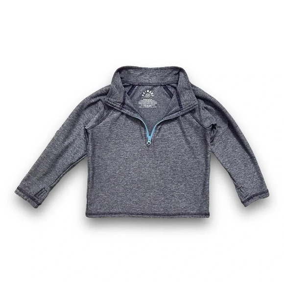 Primary | FlexKnit Half-Zip Pullover (2-3 yrs) 🩶 - Picture 3 of 8